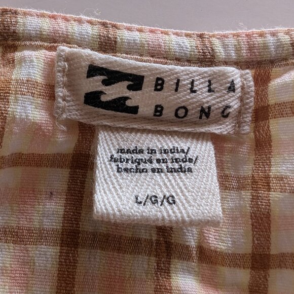 BILLABONG Cruising Dress Sz L SLEEVELESS dress STRETCH POPLIN made in INDIA WOW - Picture 10 of 12